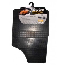 FORCE RUBBER DOUBLE FACE BLACK  Set of 4 Pieces